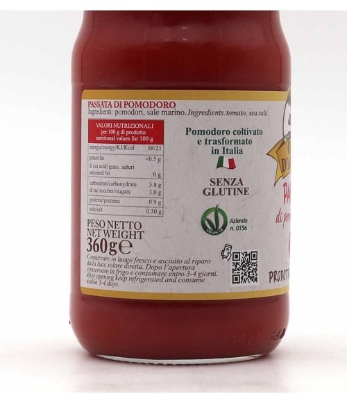 Italian Tomato Puree 360 g | Molise.Store