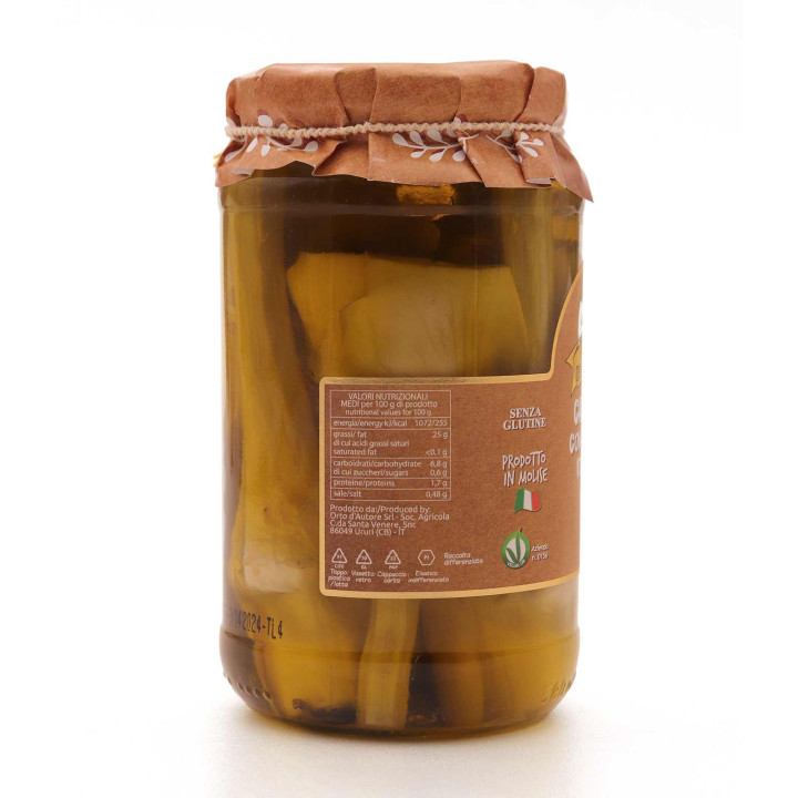 Artichokes with Stems in Oil | Molise.Store